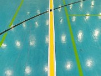 Нанесение разметки в спортивном комплексе