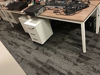 Укладка ковровой плитки для компании "Антон"