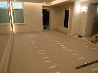 Укладка ковролина  Частный дом