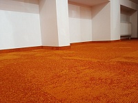 Укладка ковровой плитки-70м2