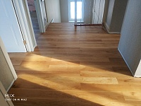 Укладка инженерной доски елочкой-135м2