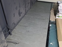 Укладка ПВХ плитки -85м2