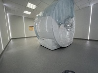 Укладка линолеума с заводом на стену 50м2