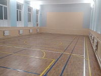 Нанесение разметки в спортивной школе