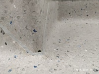 Укладка токопроводящего линолеума с заводом на стену  Медицинский центр