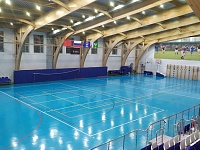 Нанесение разметки в спортивном комплексе