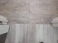 Укладка виниловой плитки  Частная квартира