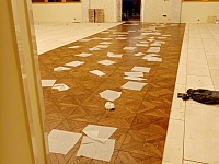 Укладка модульного паркета и монтаж фанеры-500м2