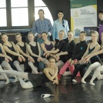 Сценический линолеум Tuchler Consor 1004210 черный, белый