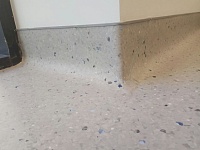 Укладка линолеума с заводом на стену - 458м2