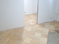 Заливка основание пола, монтаж фанеры со шлифовкой, монтаж массивной доски на клей-45м2