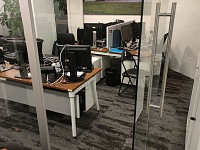 Укладка ковровой плитки для компании "Антон"