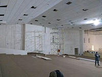 Укладка ковролина на сцену Созвездие Спортивный зал